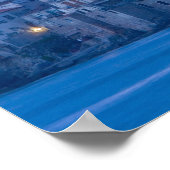 イタリア,シチリア,セファル,ドゥオモと共に表示 ポスター (角)