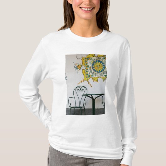 イタリア、シチリア、タオルミナ：Bam、バーカフェ詳細 Tシャツ (正面)