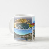 イタリア – シチリア – タオルミーナ – イゾラ・ベラ –  コーヒーマグカップ (正面左)