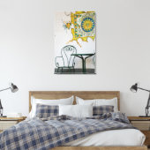 イタリア,シチリア,タオルミーナ:バム,バーカフェ詳細 キャンバスプリント (インサイチュ (寝室))