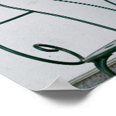 イタリア，シチリア，タオルミーナ：バム，バーカフェ詳細 ポスター (角)