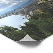 イタリア – シチリア – タオルミーナ –  ポスター (角)