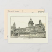 イタリア、シチリア、パレルモ大聖堂 ポストカード (正面/裏面)