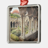 イタリア、シチリア、パレルモ。〜という生き延び回廊 メタルオーナメント (左)