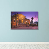 イタリア，シチリア，パレルモ，テアトロマッシモオペラ キャンバスプリント (インサイチュ (ウッドフロア))