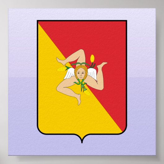 イタリア，シチリア ポスター (正面)