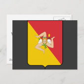 イタリア，シチリア ポストカード (正面/裏面)