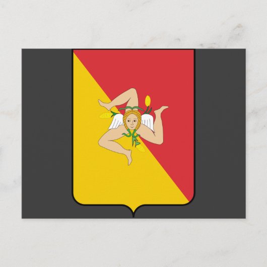 イタリア，シチリア ポストカード (正面)