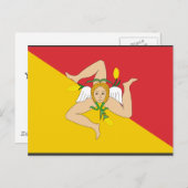 イタリア，シチリア ポストカード (正面/裏面)