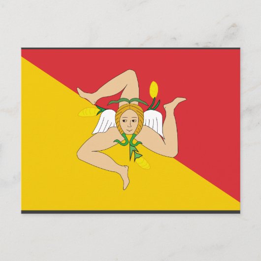 イタリア，シチリア ポストカード (正面)