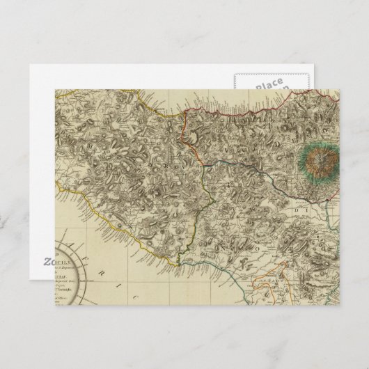 イタリア,シチリア ポストカード (正面/裏面)