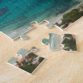 イタリア、シチリア、モンデロ、からのビーチ ジグソーパズル (側面)