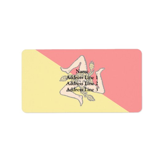 イタリア，シチリア ラベル (正面)