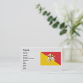 イタリア·シチリア 名刺 (スタンド正面)