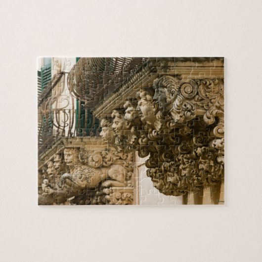 イタリア、シチリア、能登：バロ素晴らしック·タウン ジグソーパズル (横)