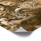 イタリア、シチリア、能登:バ素晴らしロークの町 ポスター (角)