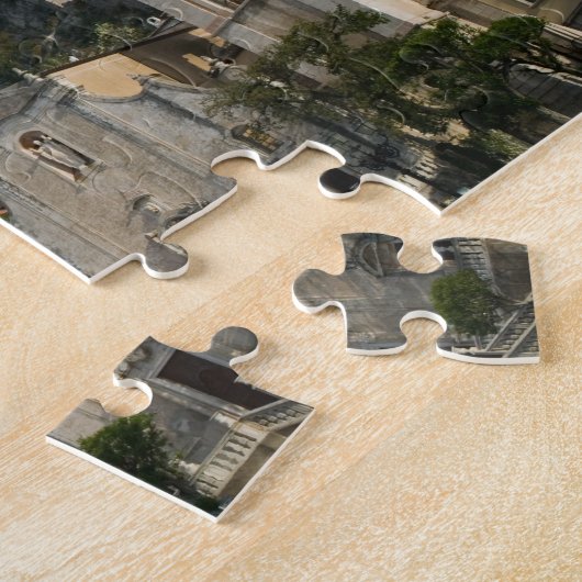 イタリア,シチリア, TAORMINA: Piazza iX Aprile, San ジグソーパズル (側面)