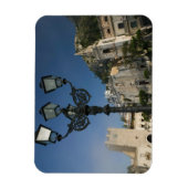 イタリア，シチリア， TAORMINA: Piazza iX Aprile, San マグネット (縦)