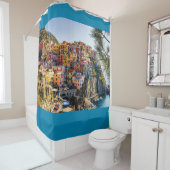イタリア，シンクテレ，リグリア，シーニックビレッジ シャワーカーテン (インサイチュ)