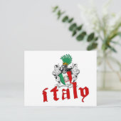 イタリア シールド ポストカード (スタンド正面)