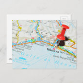 イタリア,ジェノバ ポストカード (正面/裏面)