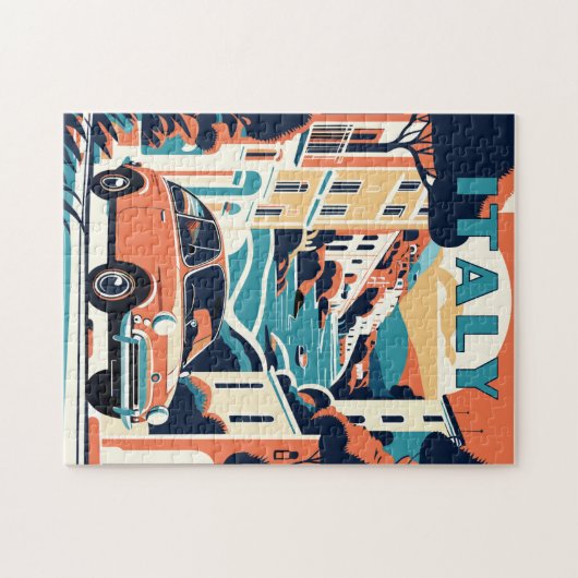 イタリア ジグソーパズル (横)