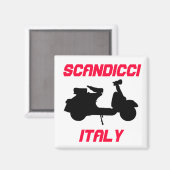 イタリア,スカンジッチ,スクーター マグネット (正面/裏面)