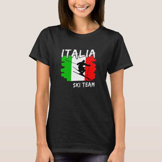 イタリア スキー Tシャツ (正面)