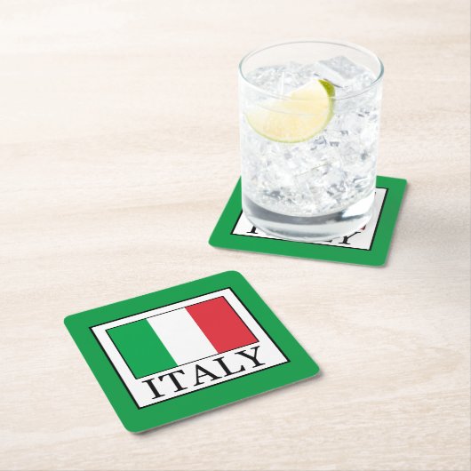 イタリア スクエアペーパーコースター (インサイチュ)