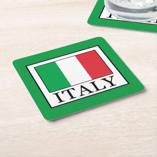 イタリア スクエアペーパーコースター (アングル)