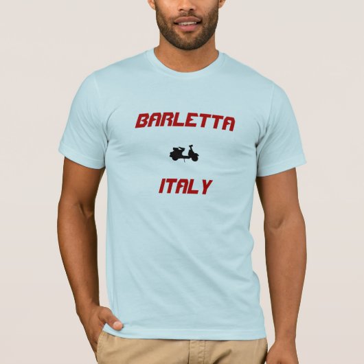 イタリア・スクーター・バレッタ Tシャツ (正面)