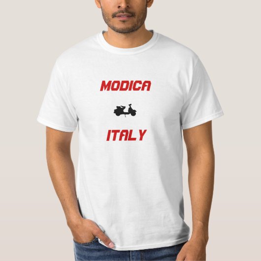 イタリア・スクーター・モディカ Tシャツ (正面)