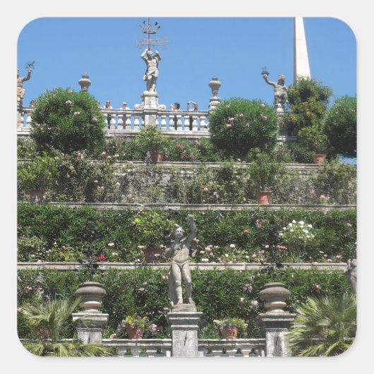 イタリア，ストレサのボロメオパレス スクエアシール (正面)