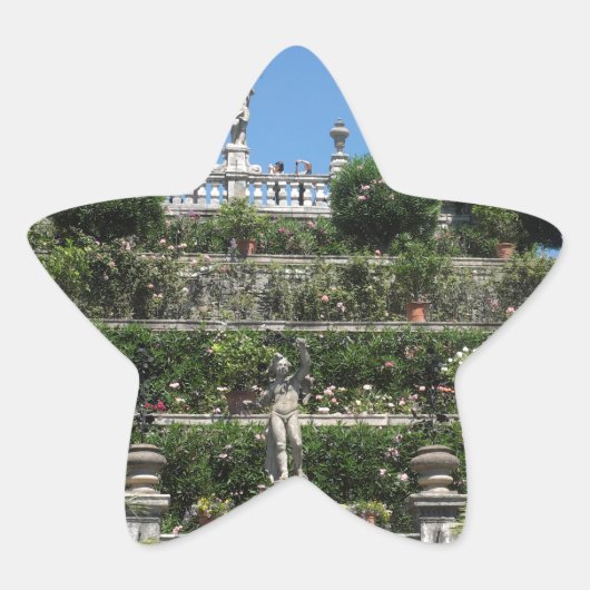 イタリア，ストレサのボロメオパレス 星シール (正面)