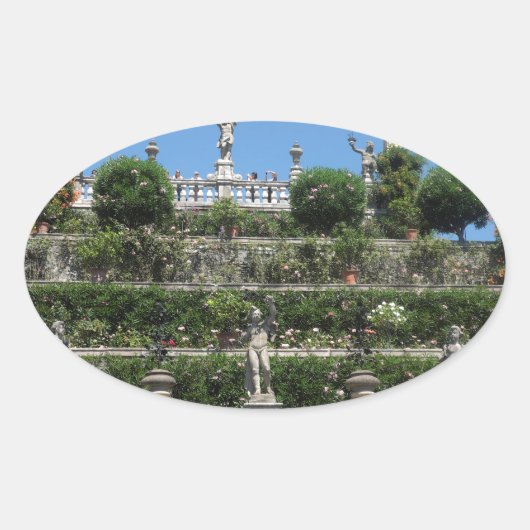 イタリア，ストレサのボロメオパレス 楕円形シール (正面)