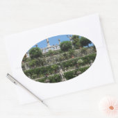 イタリア，ストレサのボロメオパレス 楕円形シール (封筒)