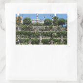 イタリア，ストレサのボロメオパレス 長方形シール (バッグ)