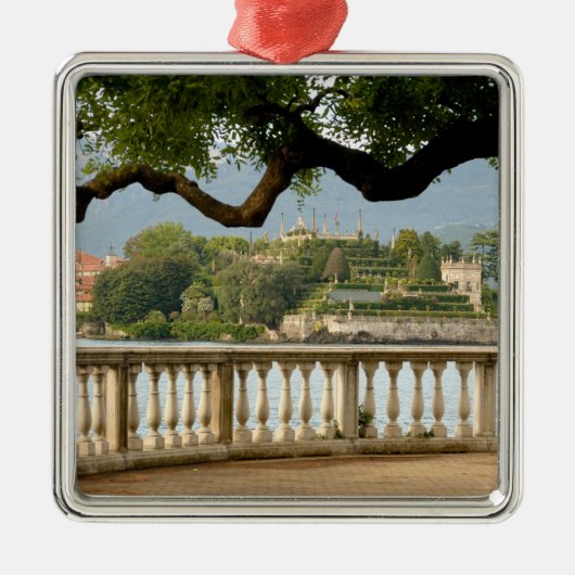 イタリア、ストレサ、マグジョア湖、イソラベラ メタルオーナメント (正面)
