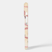 イタリア スペイン マジョリカ ピンク フローラル 水彩画  Case-Mate iPhoneケース (裏面 / 左)