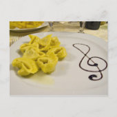 イタリア、セント。チーズプレートトルテリニ ポストカード (正面)