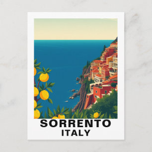 イタリア ソレントのレモン 旅行 ヴィンテージ ポストカード