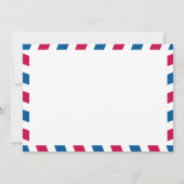 イタリア ソレント エアメール式挙式後受付案内 招待状 (裏面)