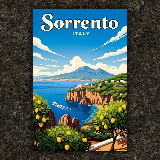 イタリア ソレント: 1960年代ビンテージポスターコレクション ポスター