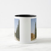 イタリア。 タスカニー。 Val D'Orcia (Orciaの谷) 3 マグカップ (中央)
