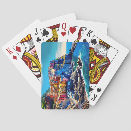 イタリア，チンケ・テール トランプ (裏面)