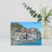 イタリア，チンケ・テール ポストカード (スタンド正面)