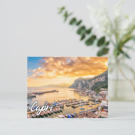 イタリア,ティレニア海,カプリ シーズンポストカード (スタンド正面)