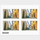 イタリア・トスカニー・コルトナ。 長方形シール (シート)