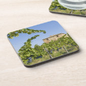 イタリア、トスカニー、モンテプルシアーノ。葡萄酒用意 コースター (左側)