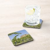 イタリア、トスカニー、モンテプルシアーノ。葡萄酒用意 コースター (右側)